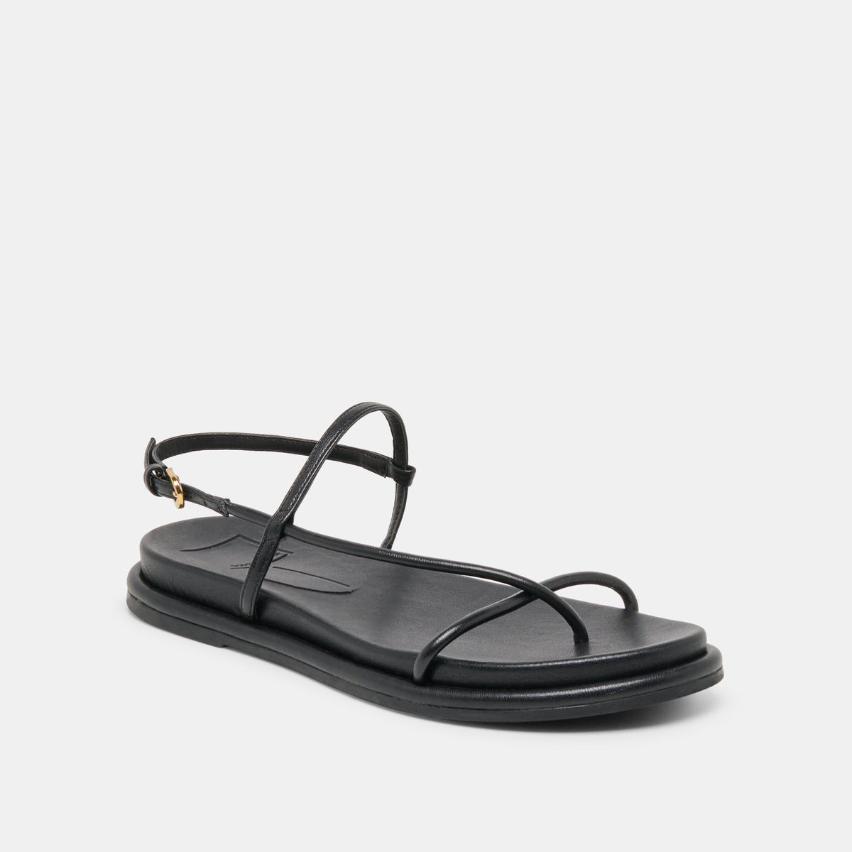Dom Black Leather Sandals | Dolce Vita Discount