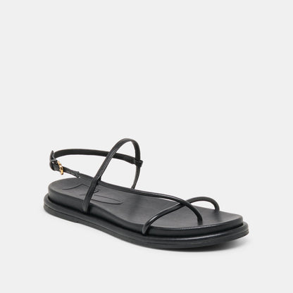Dom Black Leather Sandals | Dolce Vita Discount