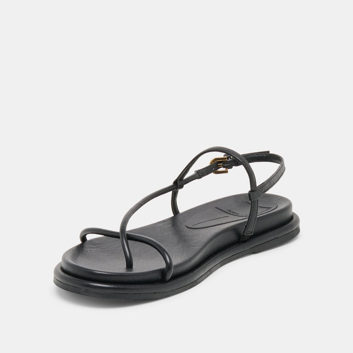 Dom Black Leather Sandals | Dolce Vita Discount