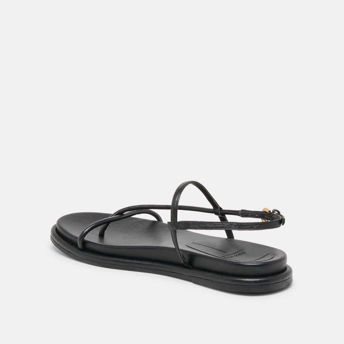 Dom Black Leather Sandals | Dolce Vita Discount