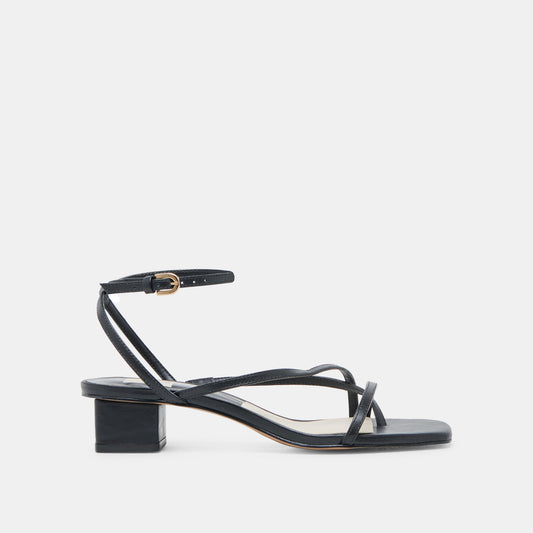 KARLOS SANDALS BLACK LEATHER
 – Dolce Vita | Dolce Vita Deals