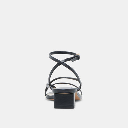 KARLOS SANDALS BLACK LEATHER
 – Dolce Vita | Dolce Vita Deals