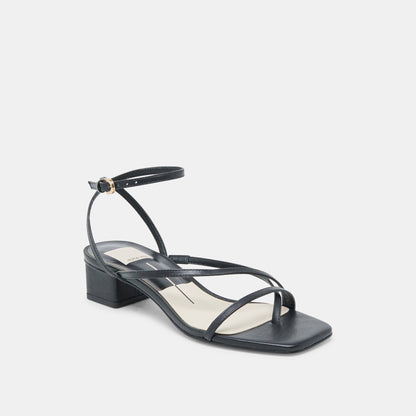KARLOS SANDALS BLACK LEATHER
 – Dolce Vita | Dolce Vita Deals