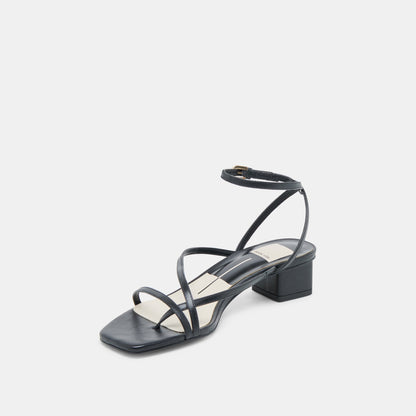 KARLOS SANDALS BLACK LEATHER
 – Dolce Vita | Dolce Vita Deals