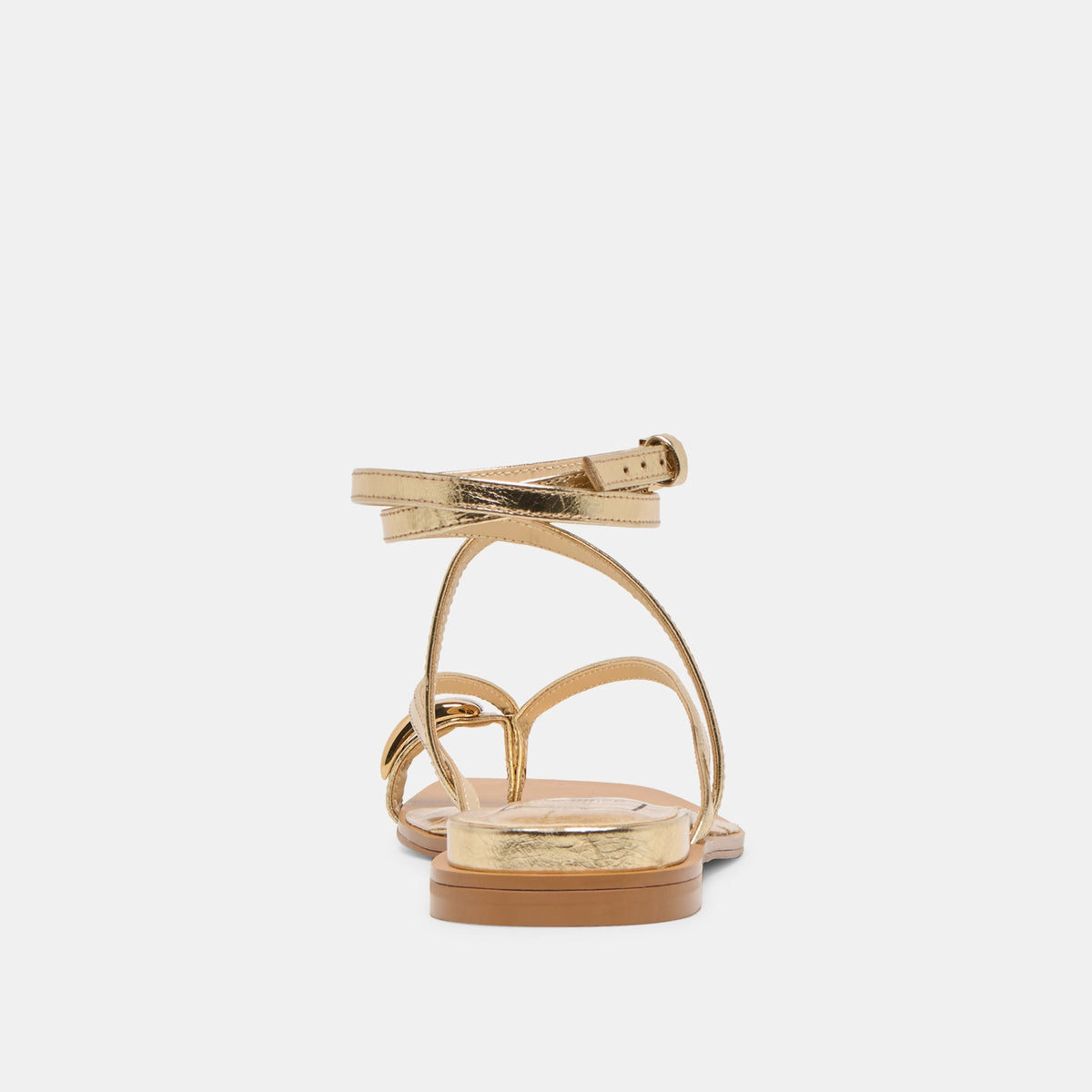 Tyrice Gold Leather Sandals | Dolce Vita Value