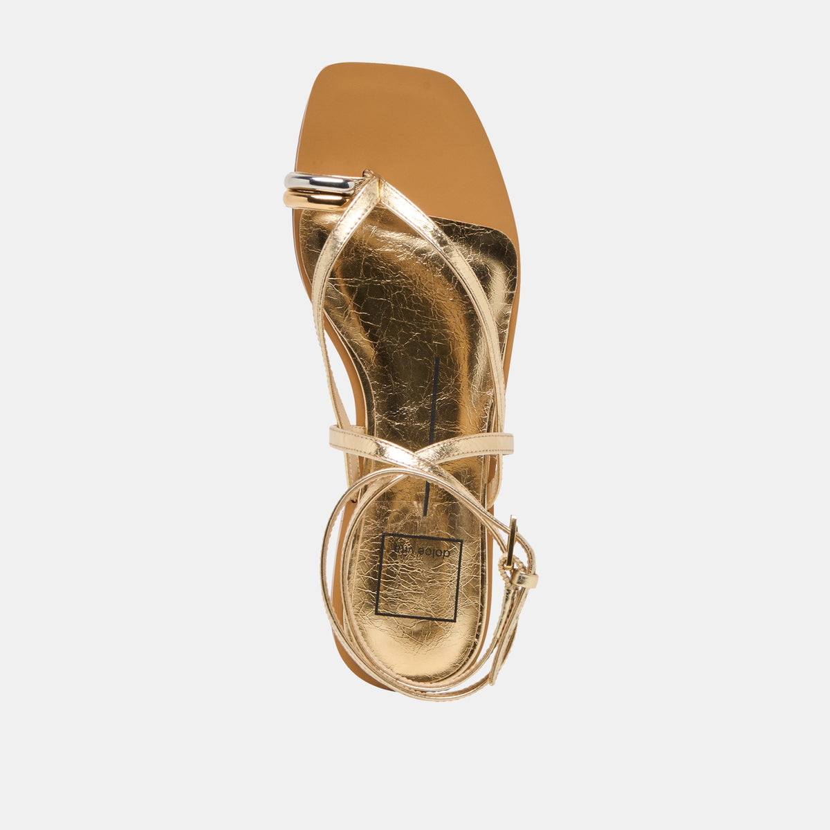 Tyrice Gold Leather Sandals | Dolce Vita Value
