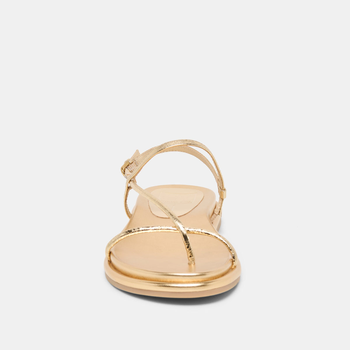 Dom Gold Distressed Leather Sandals | Dolce Vita New