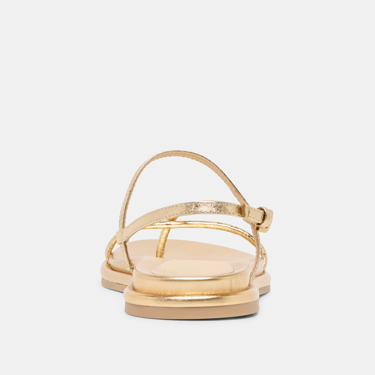 Dom Gold Distressed Leather Sandals | Dolce Vita New