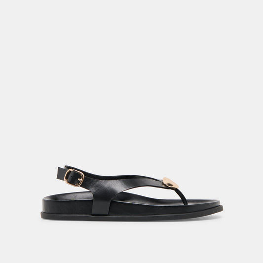 Jony Black Leather Sandals | Dolce Vita Discount