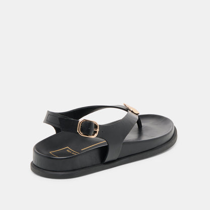 Jony Black Leather Sandals | Dolce Vita Discount