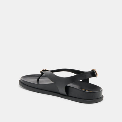 Jony Black Leather Sandals | Dolce Vita Discount