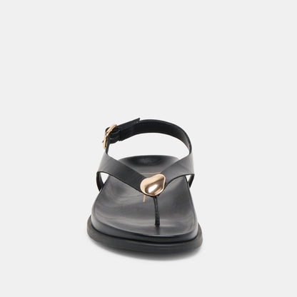 Jony Black Leather Sandals | Dolce Vita Discount