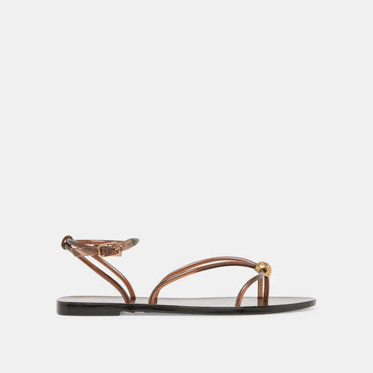 Kenley Vinyl Chocolate Jelly Sandals | Dolce Vita Latest