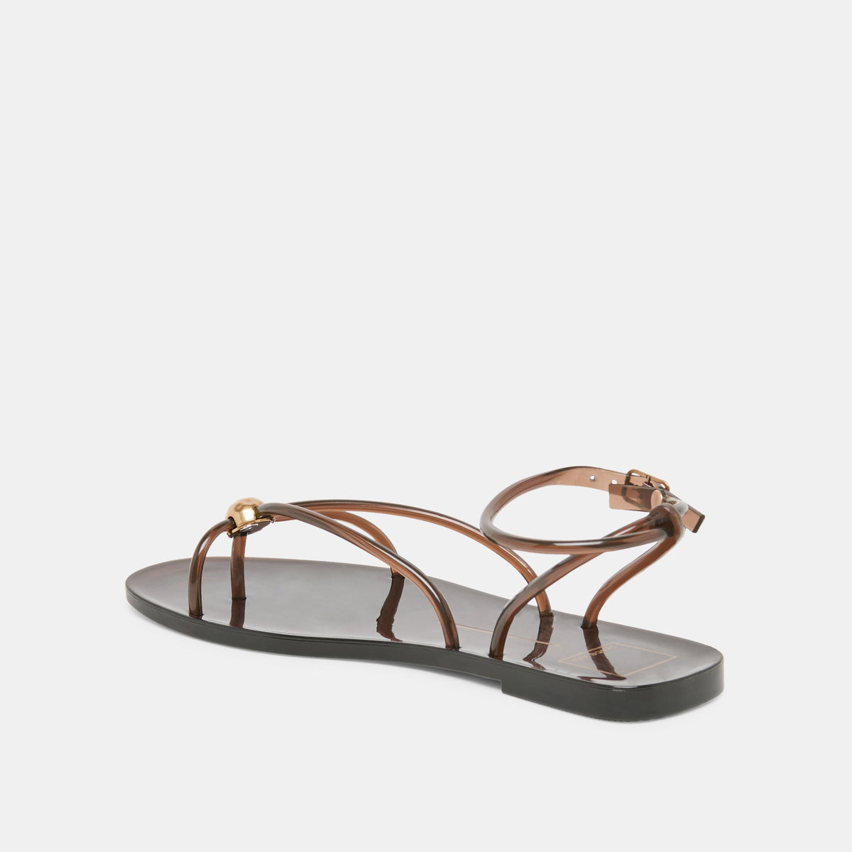 Kenley Vinyl Chocolate Jelly Sandals | Dolce Vita Latest