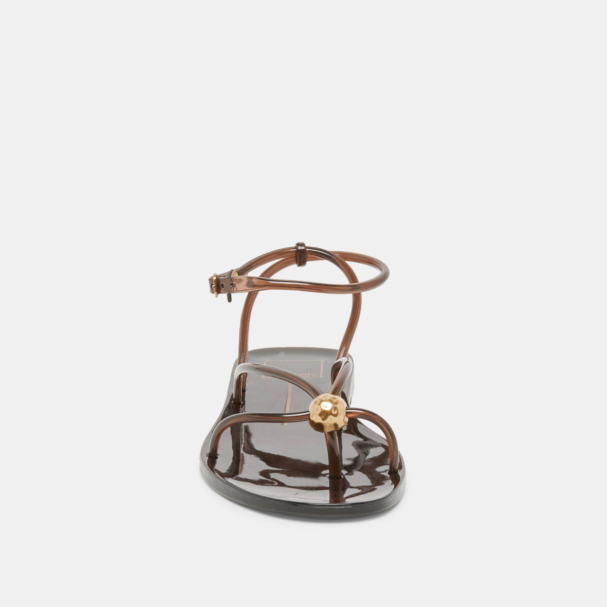 Kenley Vinyl Chocolate Jelly Sandals | Dolce Vita Latest