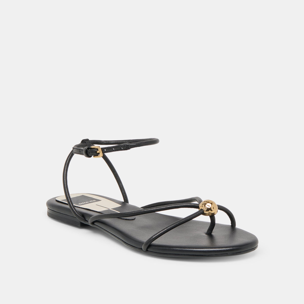 Kenley Black Leather Sandals | Dolce Vita Best Seller