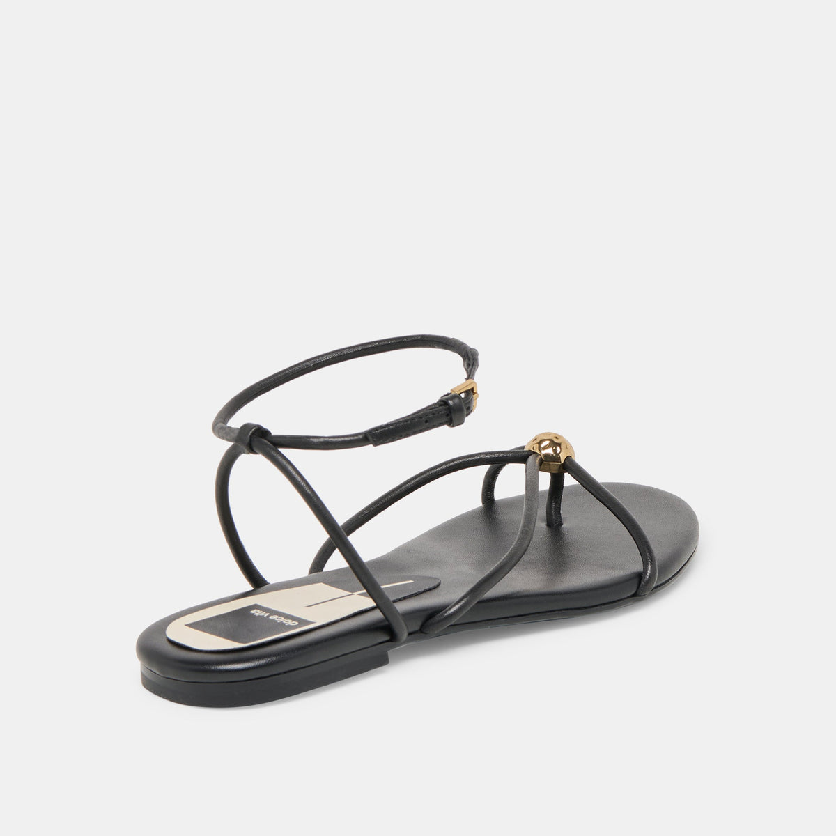 Kenley Black Leather Sandals | Dolce Vita Best Seller