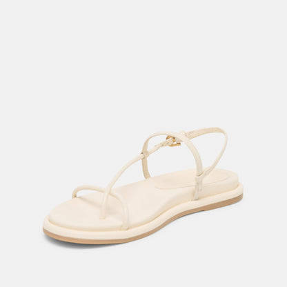 Dom Off White Leather Sandals | Dolce Vita Value