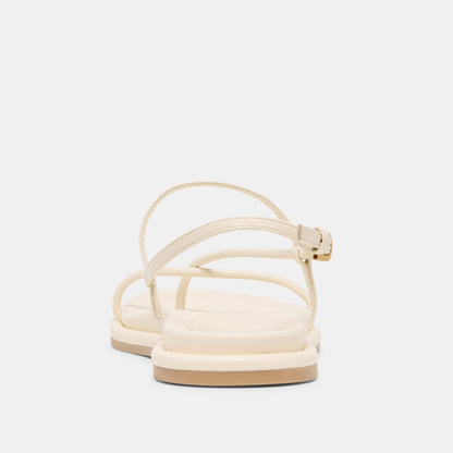 Dom Off White Leather Sandals | Dolce Vita Value