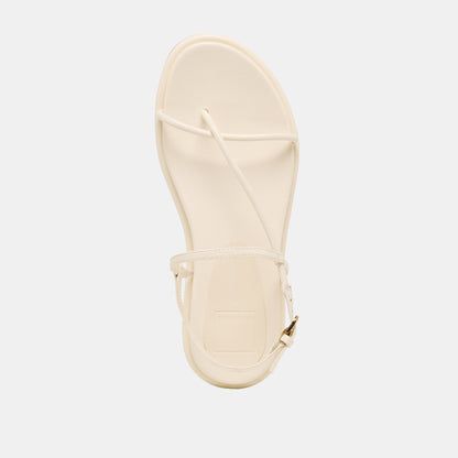 Dom Off White Leather Sandals | Dolce Vita Value