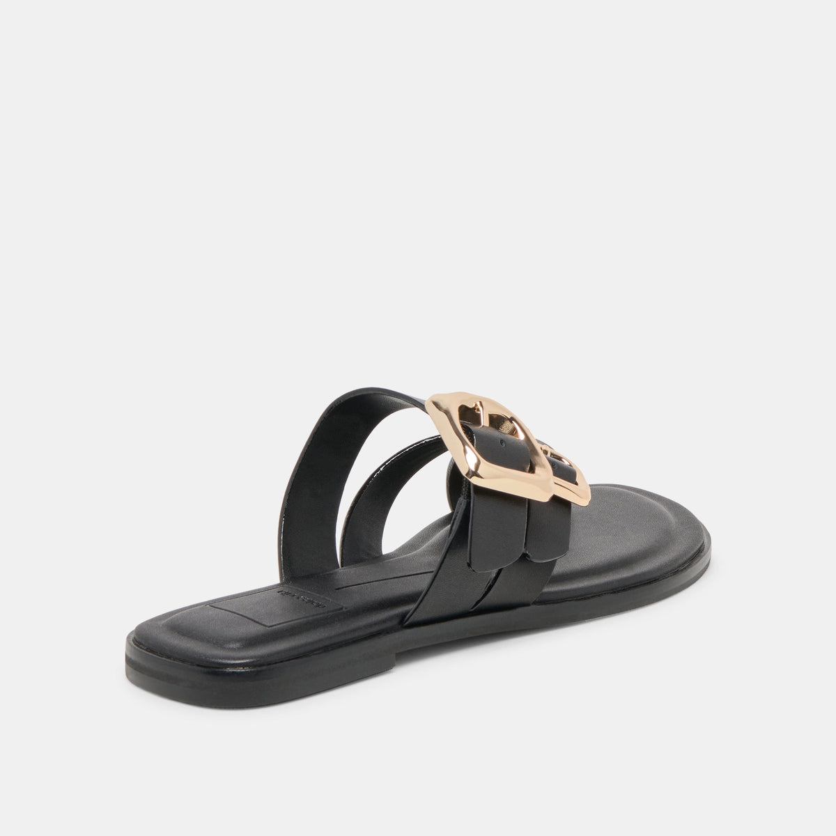 Shore Black Leather Sandals | Dolce Vita Signature
