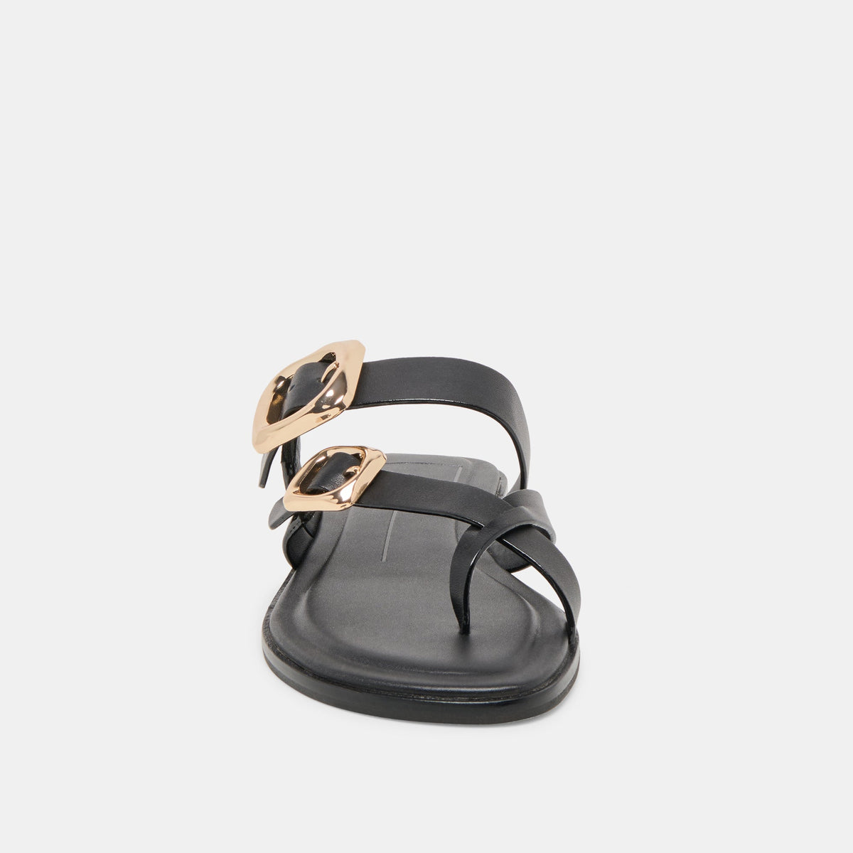 Shore Black Leather Sandals | Dolce Vita Signature