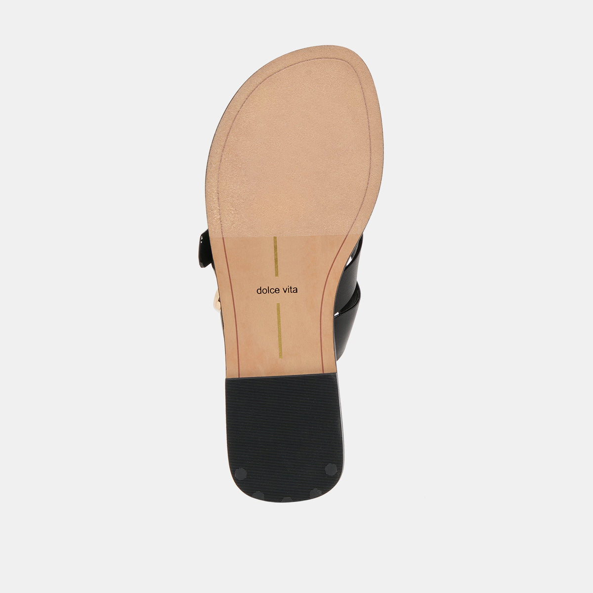 Shore Black Leather Sandals | Dolce Vita Signature