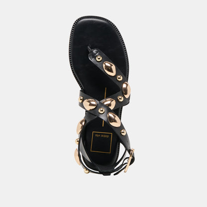 Jayde Black Leather Sandals | Dolce Vita Value