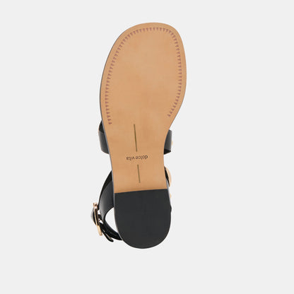 Jayde Black Leather Sandals | Dolce Vita Value