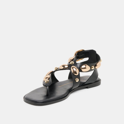 Jayde Black Leather Sandals | Dolce Vita Value