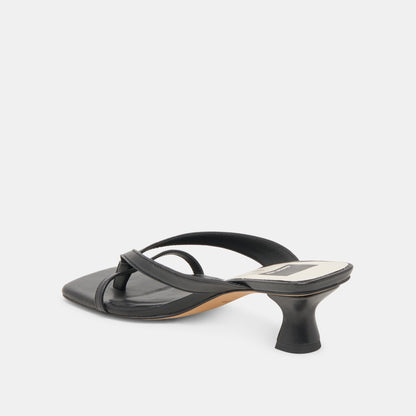 BREVEL WIDE HEELS ONYX LEATHER
 – Dolce Vita | Dolce Vita Everyday