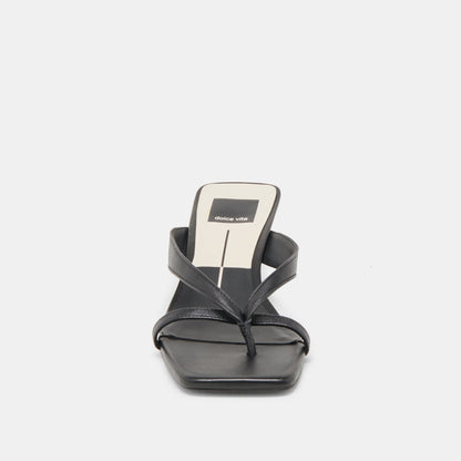 BREVEL WIDE HEELS ONYX LEATHER
 – Dolce Vita | Dolce Vita Everyday