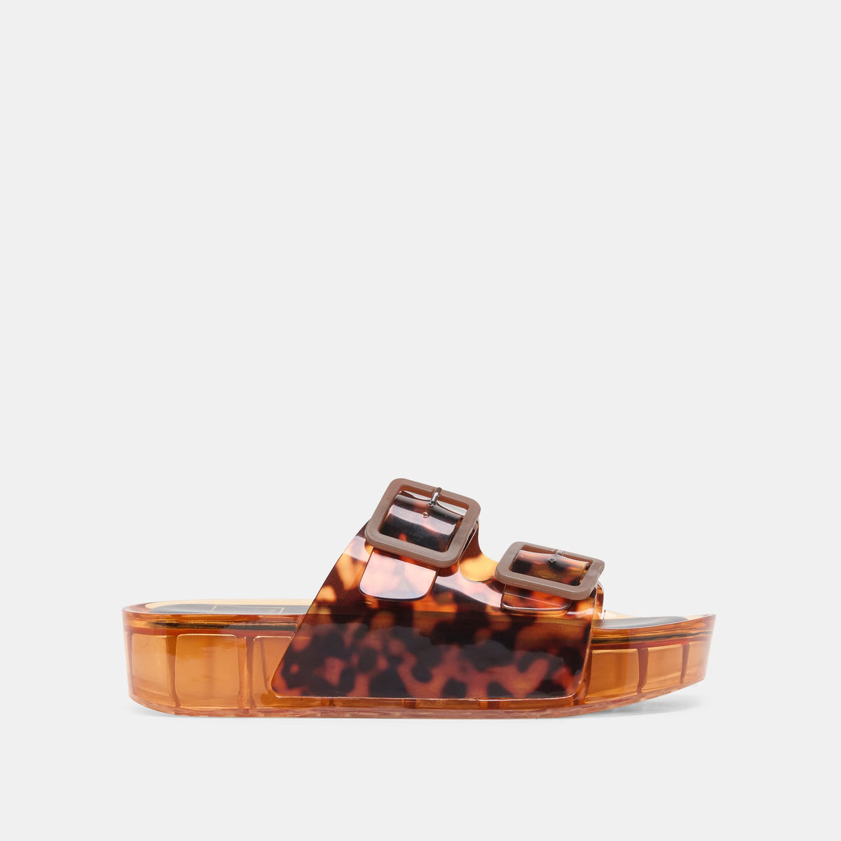 JULIO X Tortoise Vinyl Jelly Platform Sandals | Dolce Vita Classic