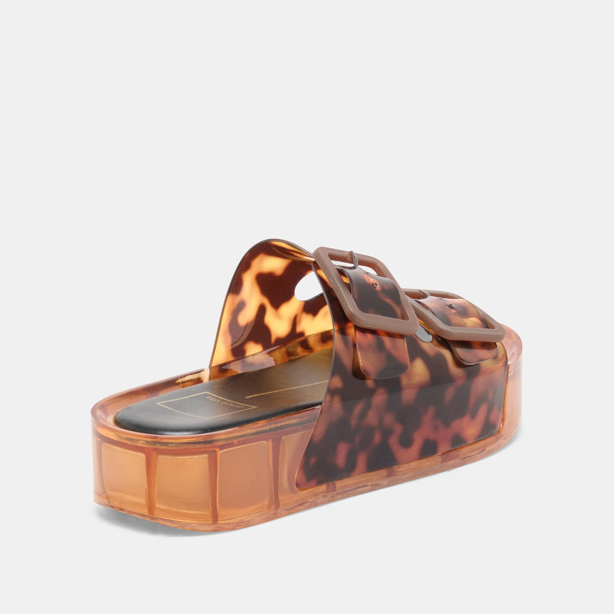 JULIO X Tortoise Vinyl Jelly Platform Sandals | Dolce Vita Classic