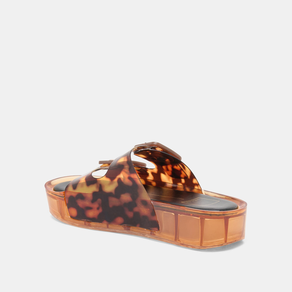 JULIO X Tortoise Vinyl Jelly Platform Sandals | Dolce Vita Classic