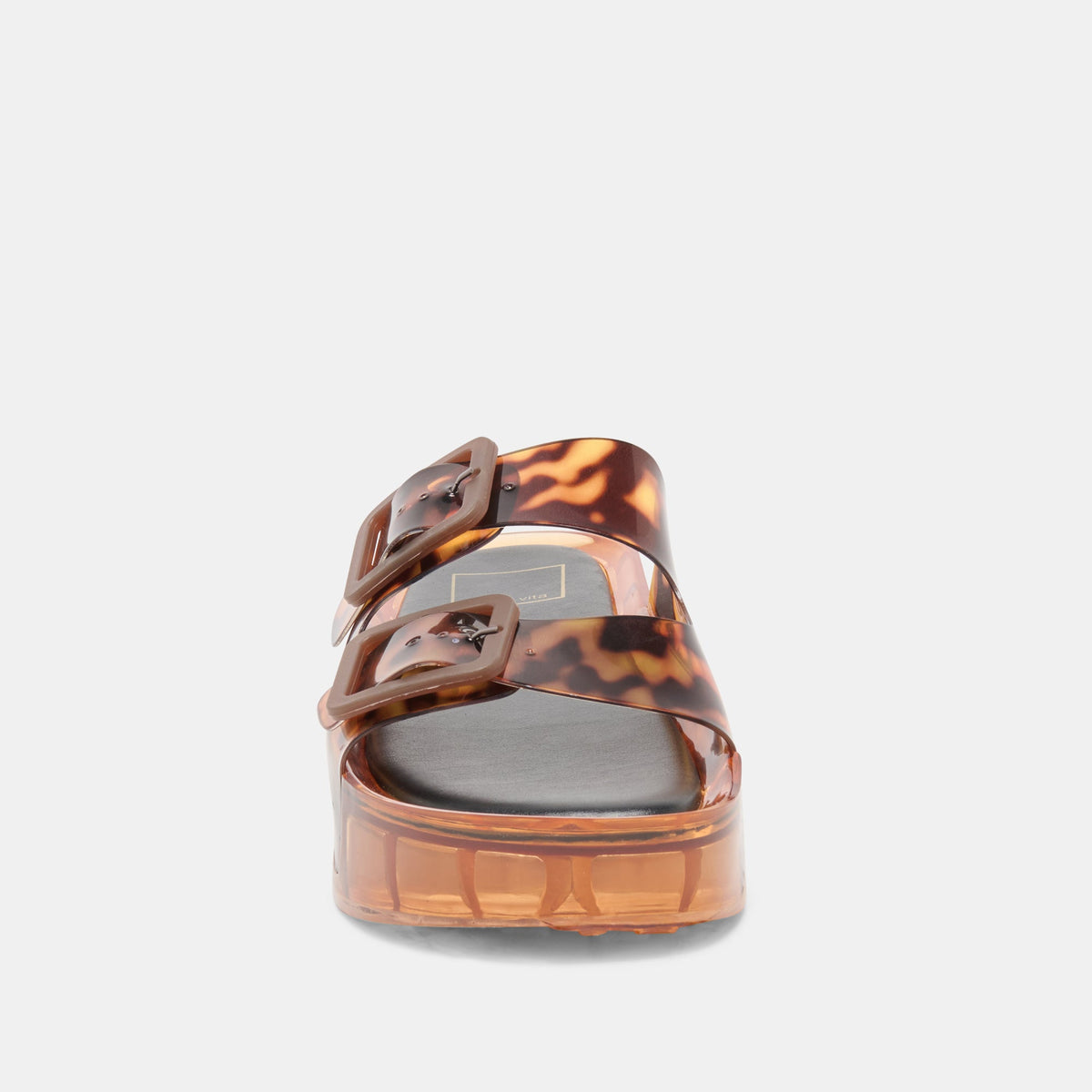 JULIO X Tortoise Vinyl Jelly Platform Sandals | Dolce Vita Classic