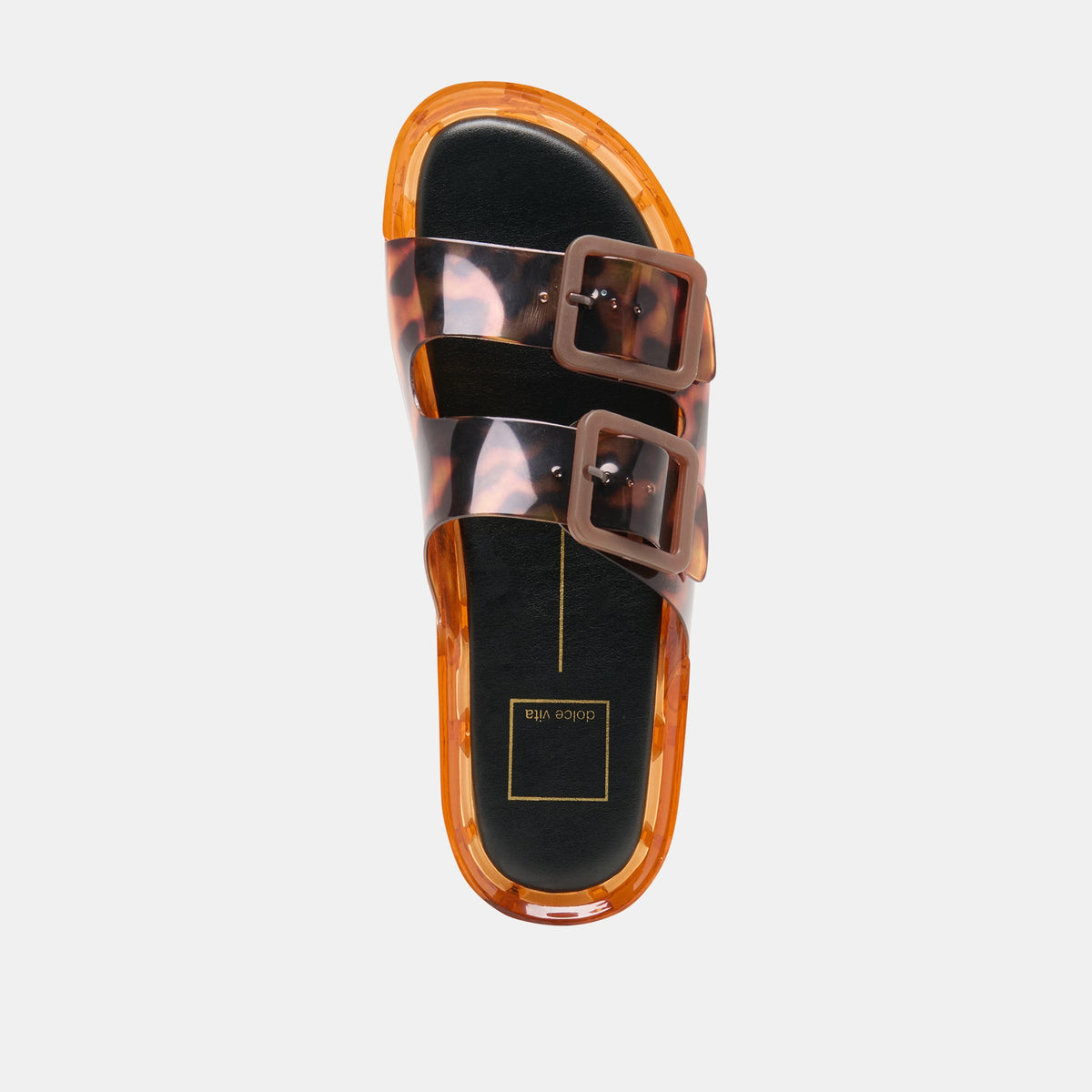 JULIO X Tortoise Vinyl Jelly Platform Sandals | Dolce Vita Classic