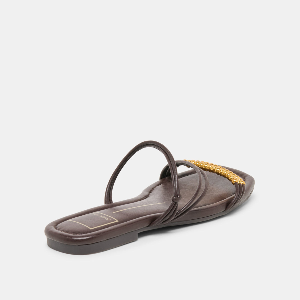 LYNDEE BEAD Espresso Stella Strappy Open-Toe Sandals | Dolce Vita Featured