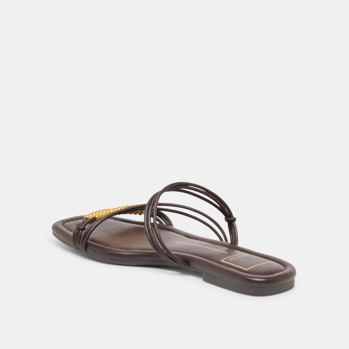 LYNDEE BEAD Espresso Stella Strappy Open-Toe Sandals | Dolce Vita Featured