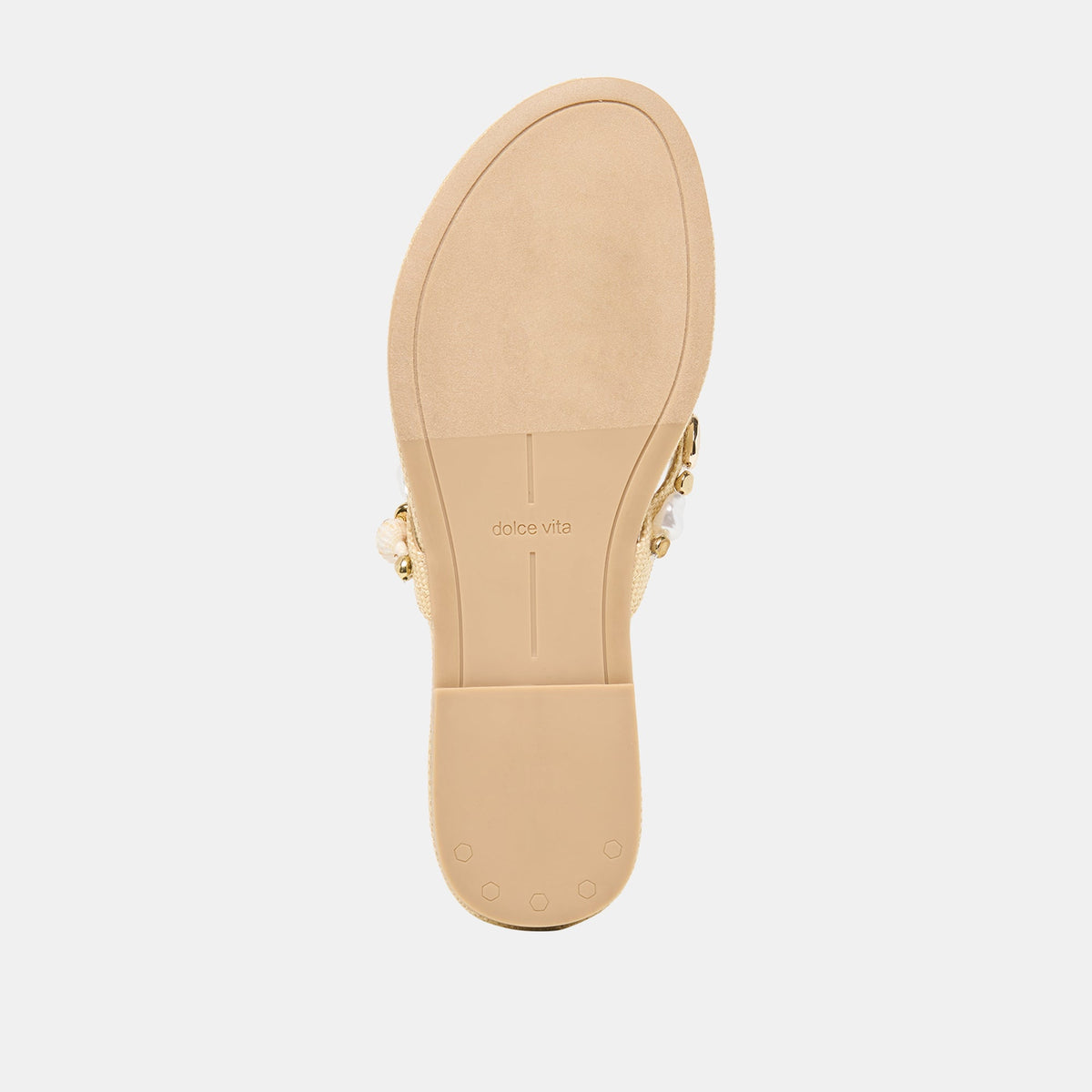 KYSHA Lt Natural Raffia Shell Flip-Flop Sandals | Dolce Vita Latest