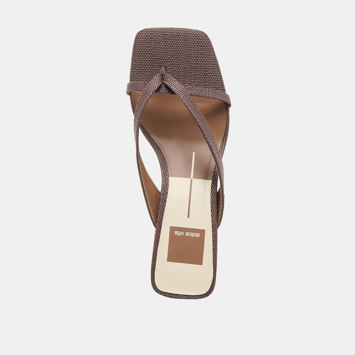 Brevel Chocolate Raffia Heels | Dolce Vita Special Offer
