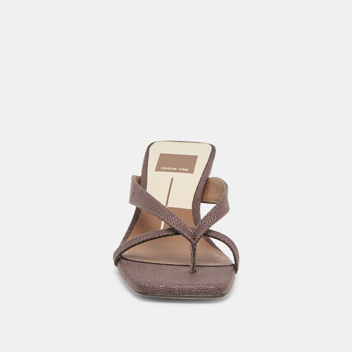 Brevel Chocolate Raffia Heels | Dolce Vita Special Offer