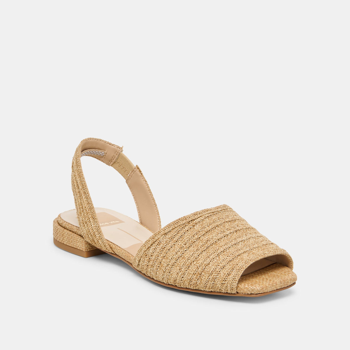 MARZY Natural Raffia Slingback Peep-Toe Sandals | Dolce Vita Special Offer