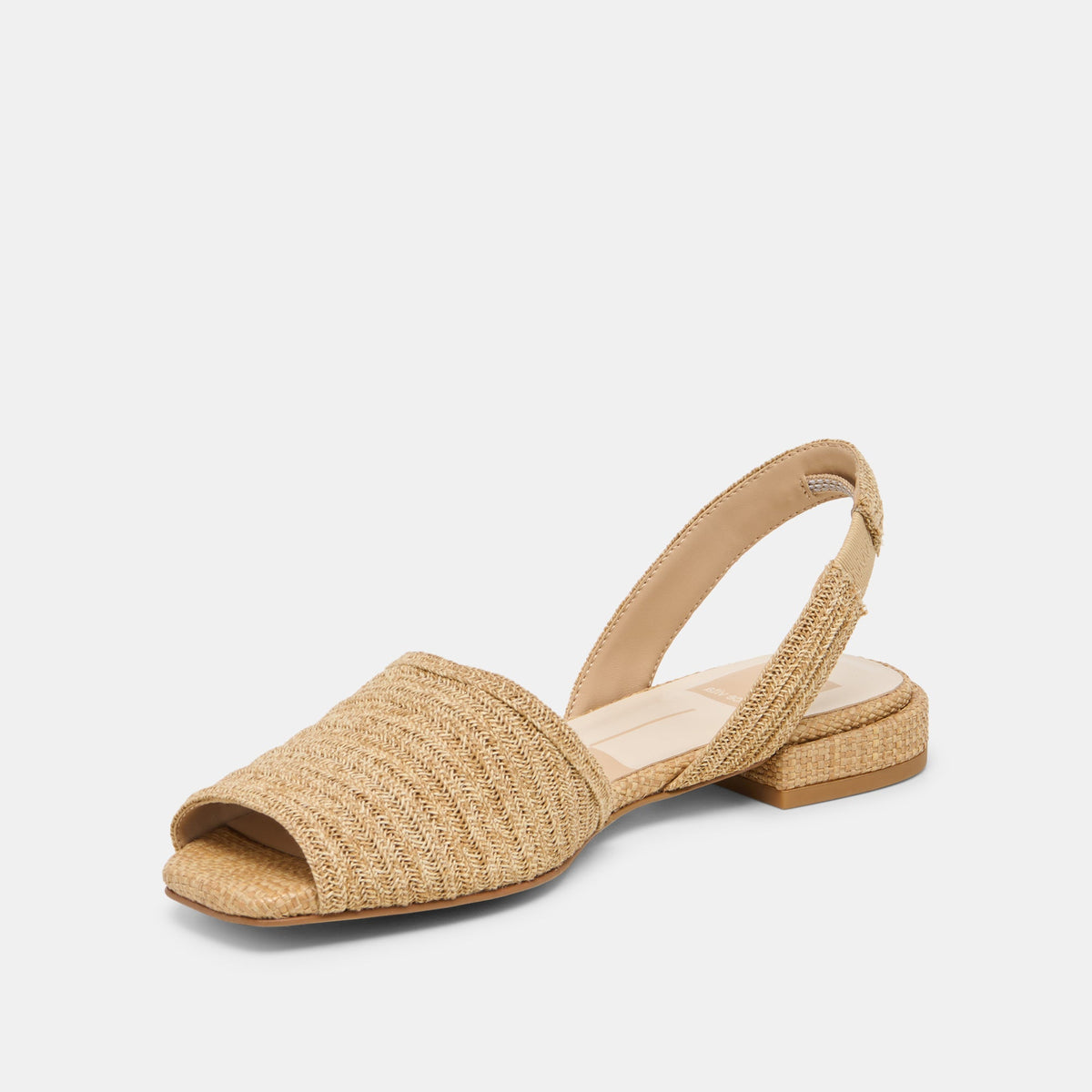 MARZY Natural Raffia Slingback Peep-Toe Sandals | Dolce Vita Special Offer