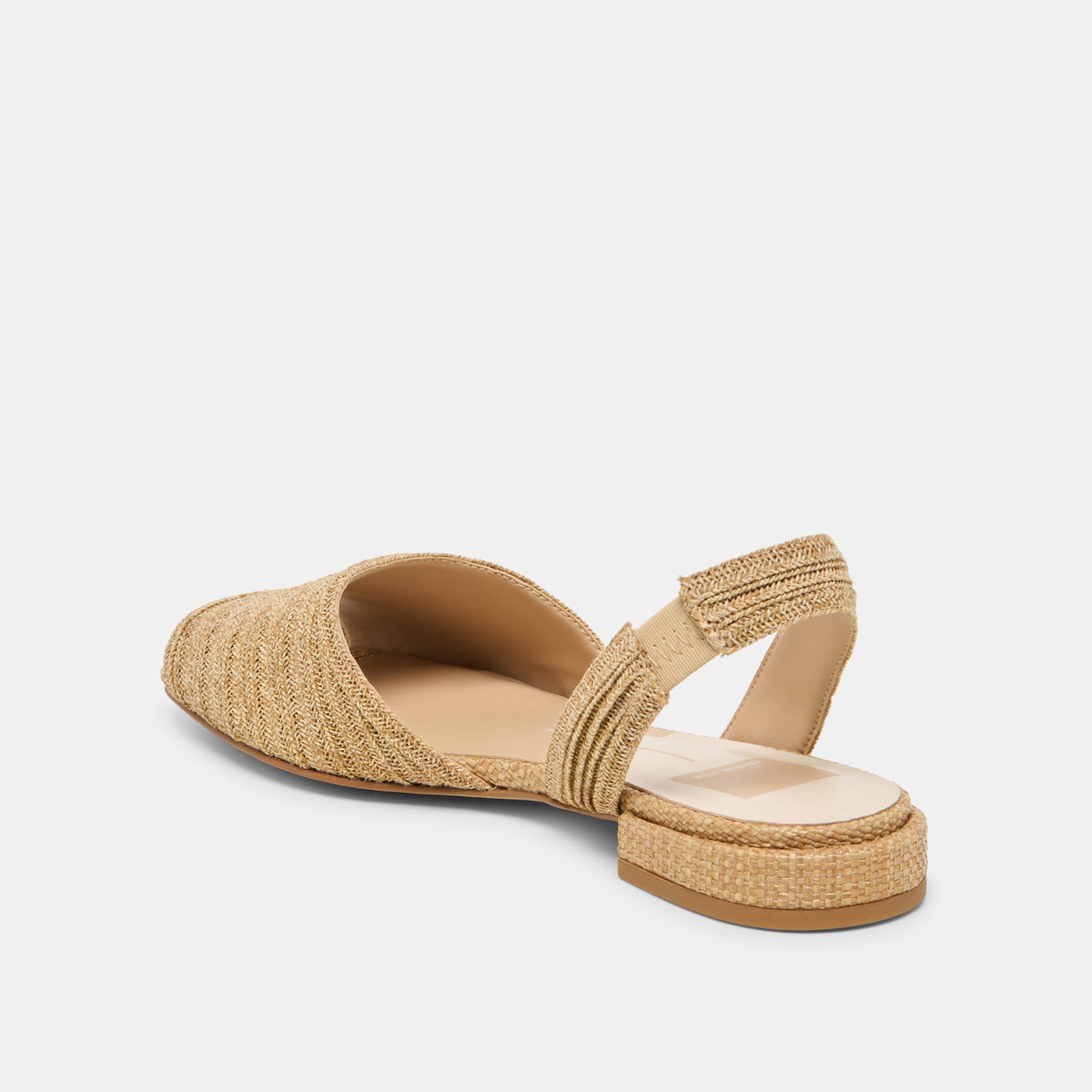 MARZY Natural Raffia Slingback Peep-Toe Sandals | Dolce Vita Special Offer