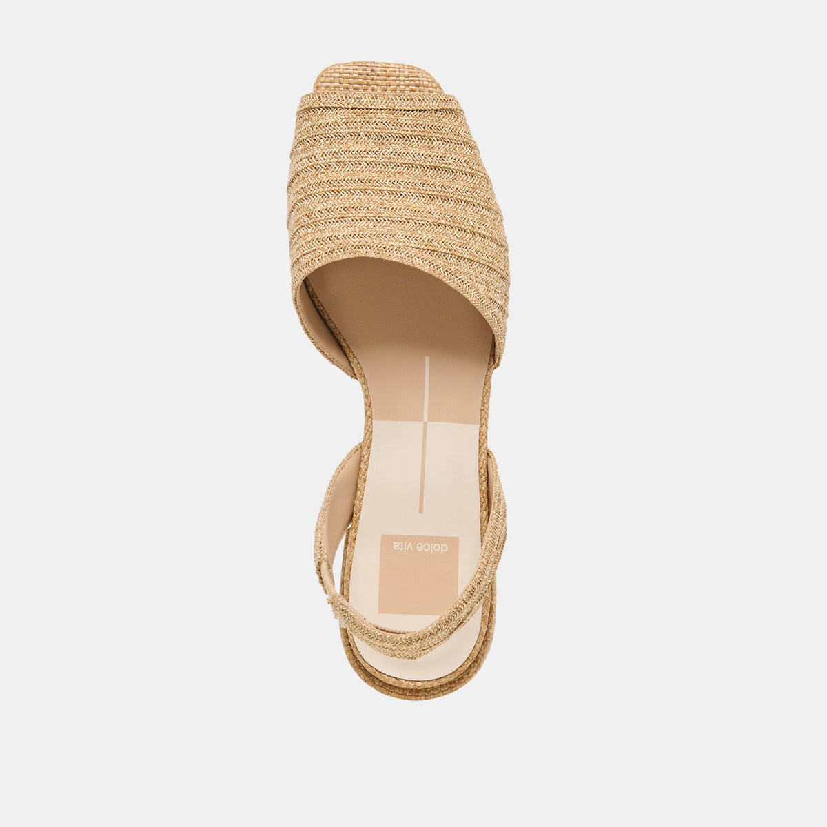 MARZY Natural Raffia Slingback Peep-Toe Sandals | Dolce Vita Special Offer