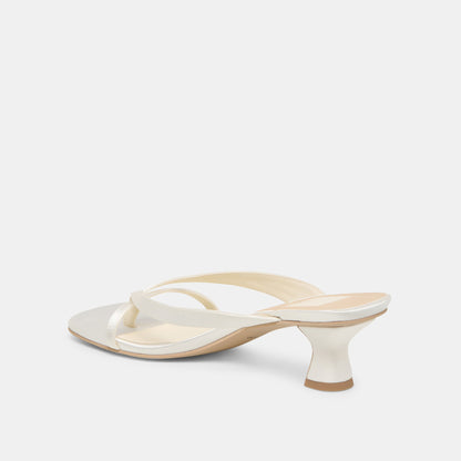 Brevel True White Satin Heels | Dolce Vita Best Seller