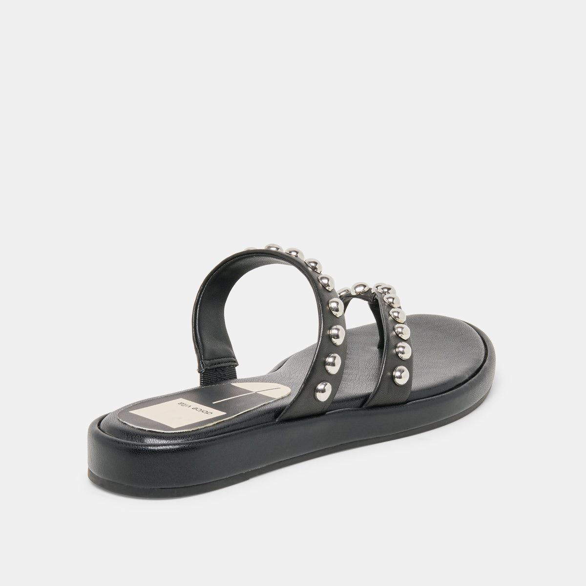 Amary Stud Black Leather Sandals | Dolce Vita Exclusive