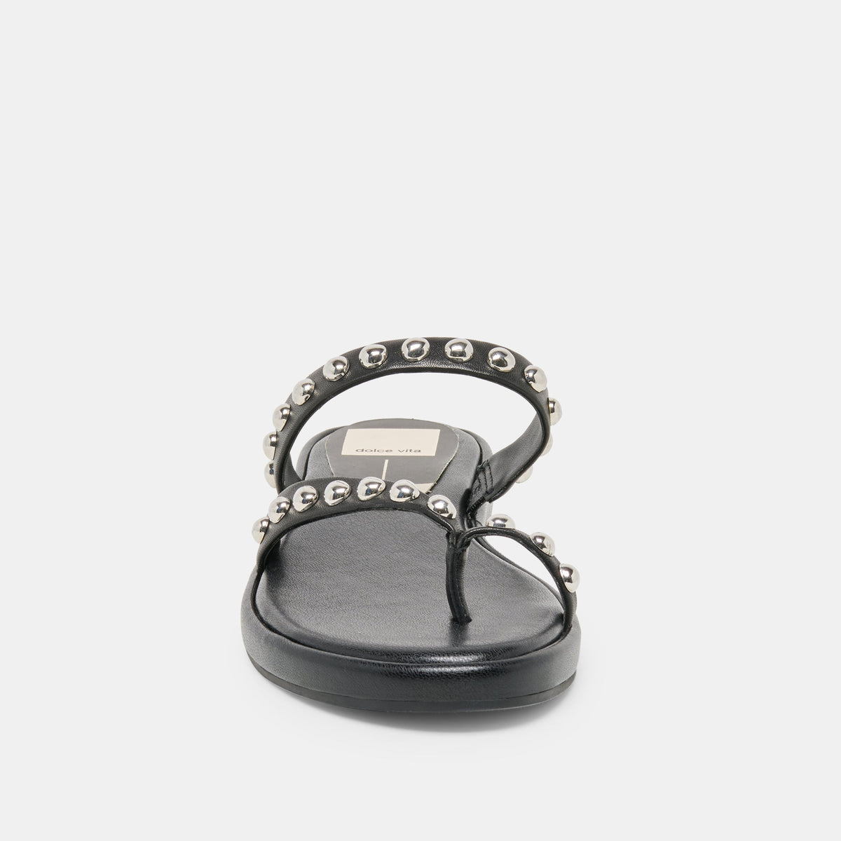 Amary Stud Black Leather Sandals | Dolce Vita Exclusive