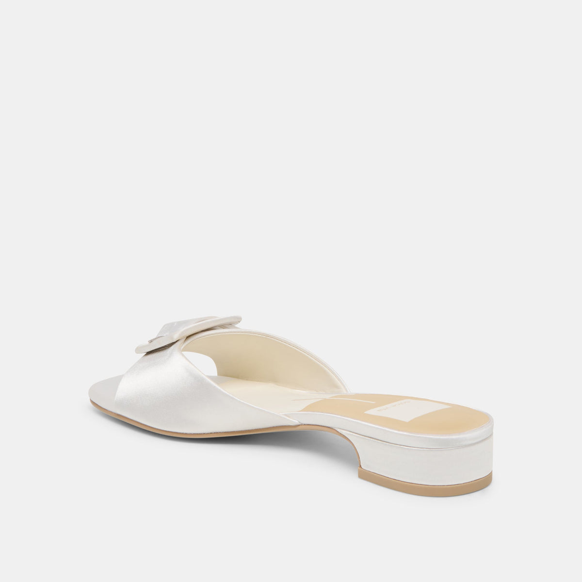 Edina True White Satin Sandals | Dolce Vita Hot Sale